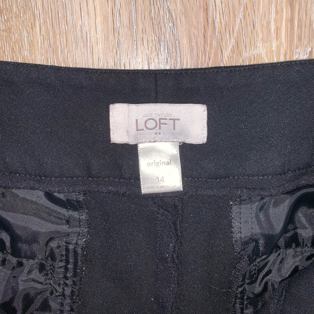 Loft Original Bootcut Trousers Size 14 in Black